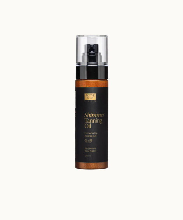 Active Luxe shimmer tanning oil