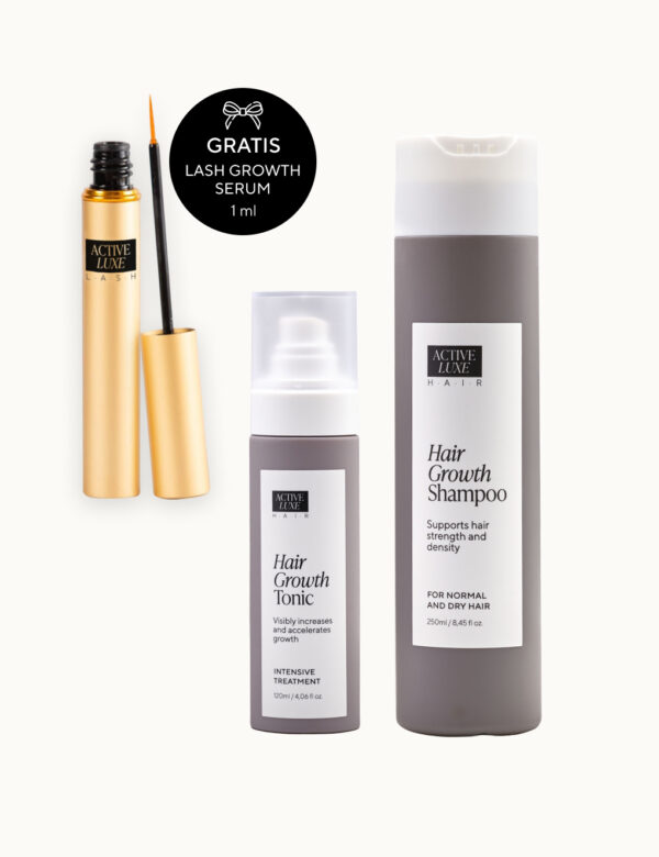 Tonik, šampon i gratis serum za rast trepavica Active Luxe