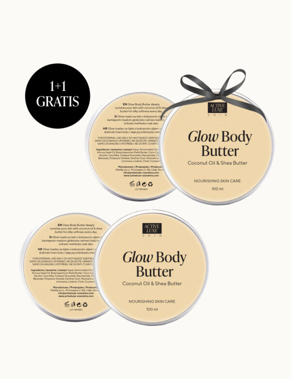 1+1 GRATIS: Glow Body Butter maslac za tijelo